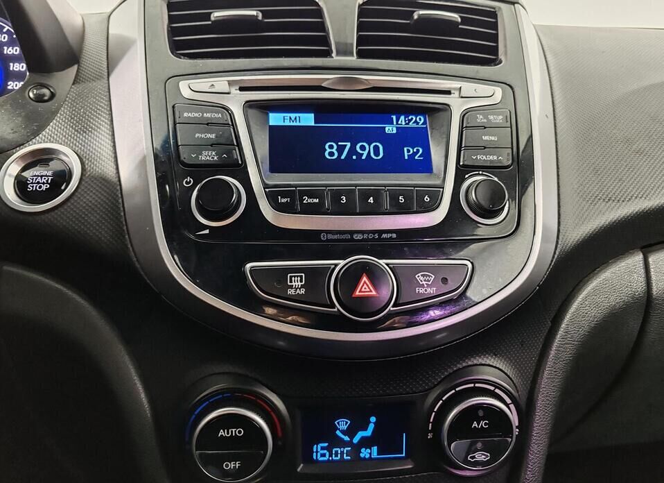 Hyundai Solaris, I Рестайлинг 1.6 AT (123 л.с.)