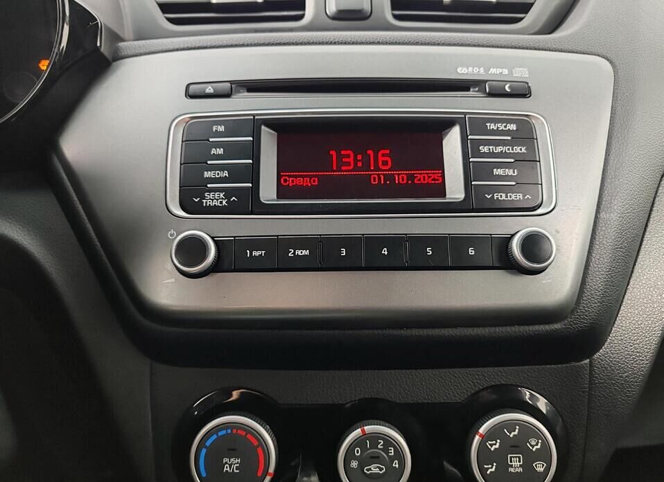 Kia Rio, III Рестайлинг 1.6 MT (123 л.с.)