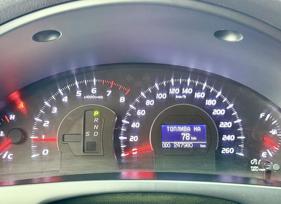 Toyota Camry, VI (XV40) Рестайлинг 3.5 AT (277 л.с.)